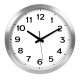 Годинник настінний 40 см., TimeWheel, TM TEG (срібний)