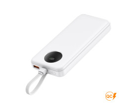 Повербанк Bulo 10000 mAh 22,5W, ТМ TEG (білий)