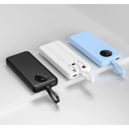 Повербанк Bulo 10000 mAh 22,5W, ТМ TEG (білий)