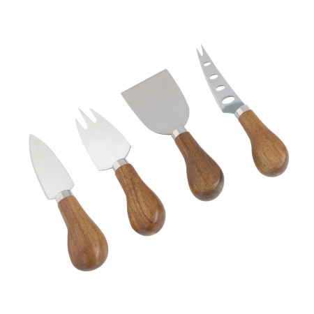 Набір ножів для сиру Edam, TM Casa Mia (натуральний (light wood))