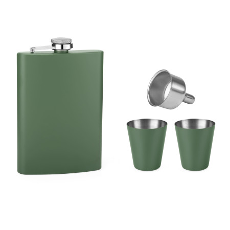 Набір фляга та 2 рюмки Dalmore,TM Discover (олива)