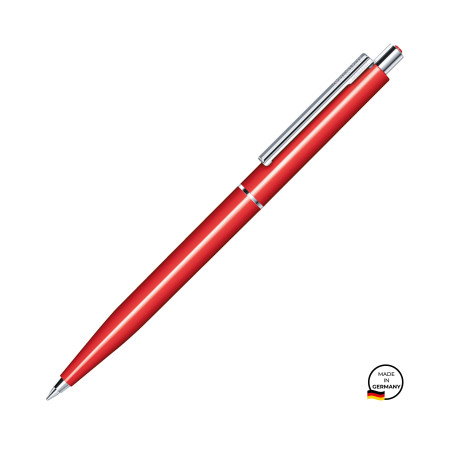 Ручка кулькова, пластикова Point Polished ТМ Senator (red 186)