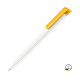 Ручка кулькова, пластикова Super Hit Polished Basic, ТМ Senator (white/yellow 7408)