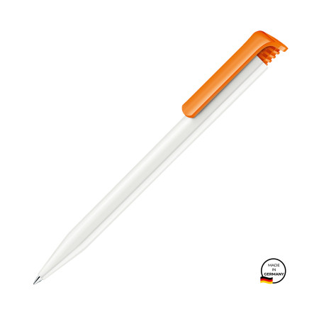 Ручка кулькова, пластикова Super Hit Polished Basic, ТМ Senator (white/orange 151) Ручка кулькова, пластикова Super Hit Polished Basic, ТМ Senator (white/orange 151)
