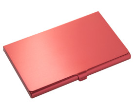 Візитниця металева Bonus (червоний)