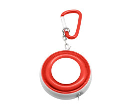 Рулетка- брелок Universal, 2 м., ТМ Totobi (червоно-білий)