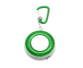 Рулетка- брелок Universal, 2 м., ТМ Totobi (зелено-білий)