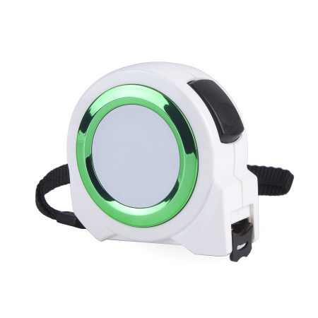 Рулетка Step, 3 м., ТМ Totobi (зелено-білий)