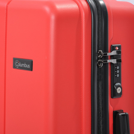 Валіза Concorde, велика, TM Columbus (червоний)