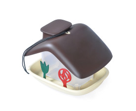 Годівничка для пташок Hatinka (коричневий)