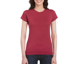 Футболка жіноча SoftStyle 153 (antique cherry red)