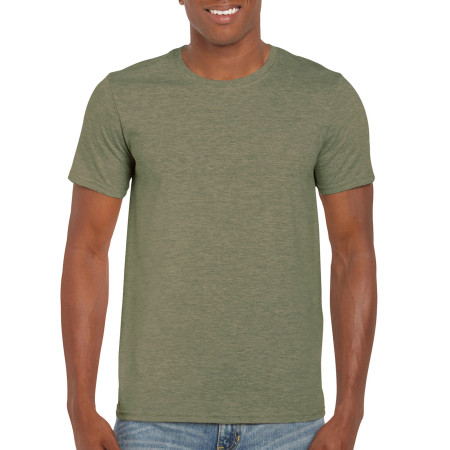 Футболка SoftStyle 153 (heather military green)