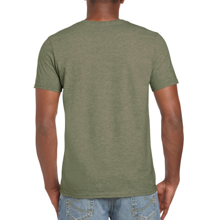 Футболка SoftStyle 153 (heather military green)