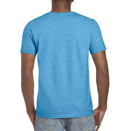 Футболка SoftStyle 153 (heather sapphire)