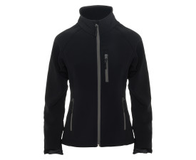 Куртка софтшелл Antartida woman, TM Roly (black)