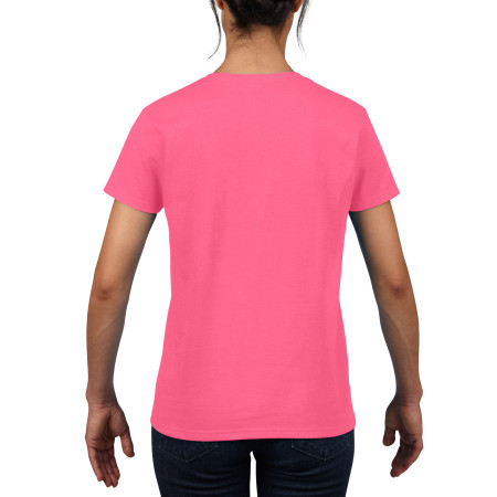 Футболка жіноча Heavy Cotton 180 (safety pink)