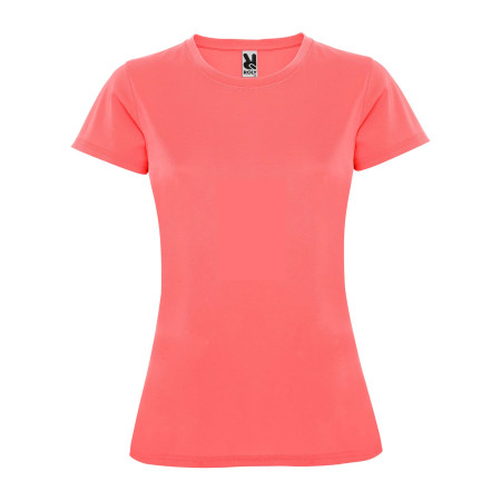 Футболка Montecarlo Woman 150, TM Roly (fluor coral)
