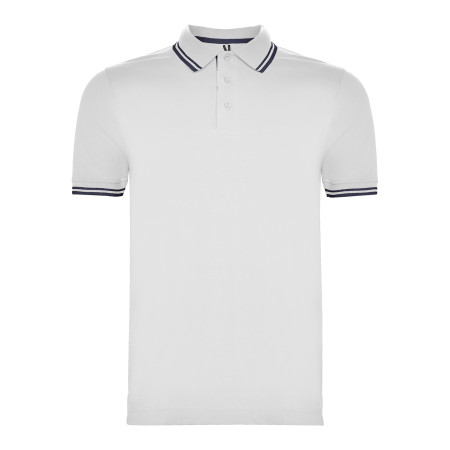 Поло Montreal 230 (white/navy blue)