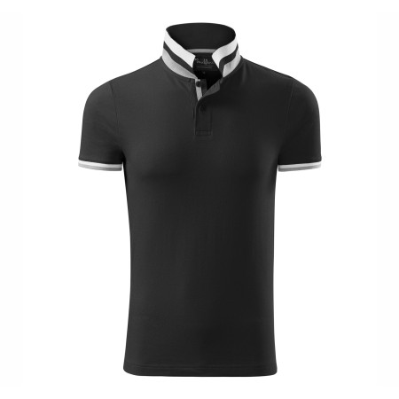 Поло Collar Up 215, TM Malfini (black)