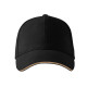 Кепка 6P-Sandwich, ТМ Malfini (black)