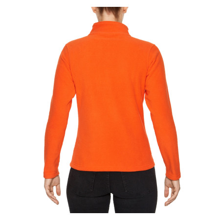 Реглан з мікрофлісу на блискавці жіночий Hammer 280, TM Gildan (orange)