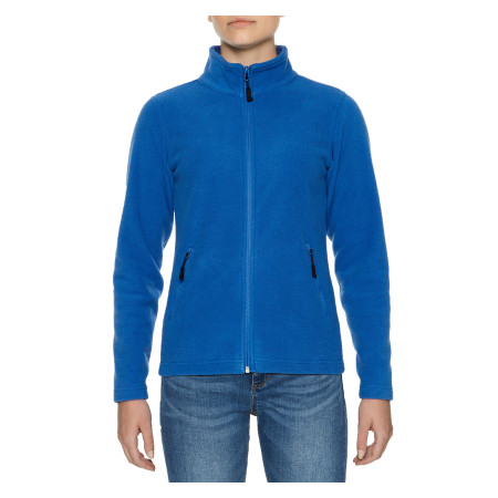 Реглан з мікрофлісу на блискавці жіночий Hammer 280, TM Gildan (royal)