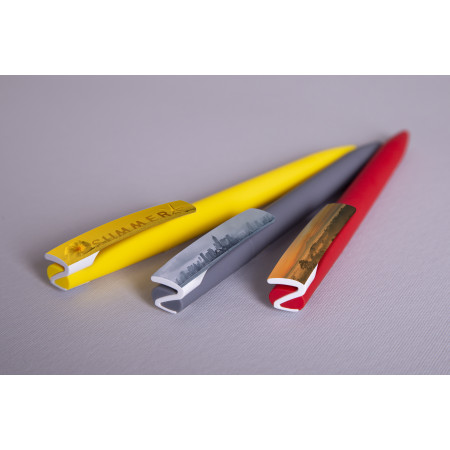 Ручка кулькова, пластикова Lima, ТМ Тотоbi (сірий)