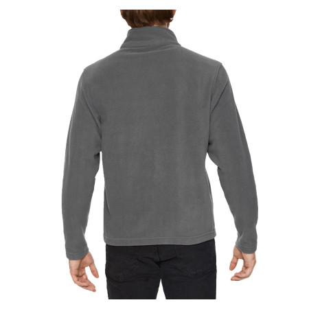 Реглан з мікрофлісу на блискавці Hammer 280, TM Gildan (charcoal)