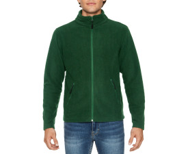 Реглан з мікрофлісу на блискавці Hammer 280, TM Gildan (forest green)
