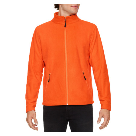 Реглан з мікрофлісу на блискавці Hammer 280, TM Gildan (orange)