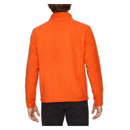 Реглан з мікрофлісу на блискавці Hammer 280, TM Gildan (orange)