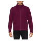 Реглан з мікрофлісу на блискавці Hammer 280, TM Gildan (maroon)