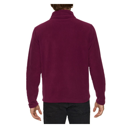 Реглан з мікрофлісу на блискавці Hammer 280, TM Gildan (maroon)
