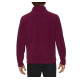 Реглан з мікрофлісу на блискавці Hammer 280, TM Gildan (maroon)