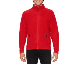 Реглан з мікрофлісу на блискавці Hammer 280, TM Gildan (red)