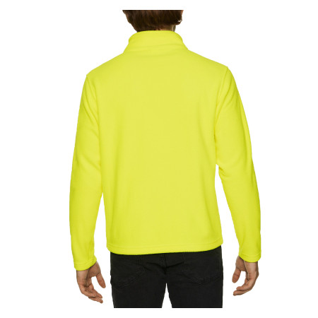 Реглан з мікрофлісу на блискавці Hammer 280, TM Gildan (safety green)
