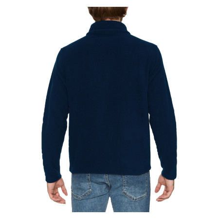 Реглан з мікрофлісу на блискавці Hammer 280, TM Gildan (navy)