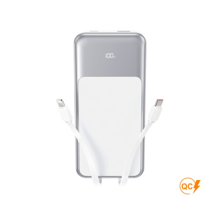 Повербанк Arctis 10000 mAh 22,5W, ТМ TEG (білий) Повербанк Arctis 10000 mAh 22,5W, ТМ TEG (білий)
