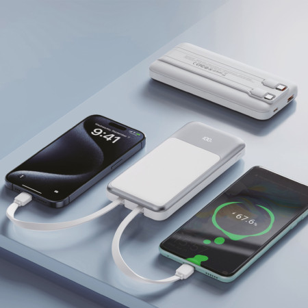 Повербанк Arctis 10000 mAh 22,5W, ТМ TEG (білий) Повербанк Arctis 10000 mAh 22,5W, ТМ TEG (білий)