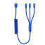 Провід 3-в-1 Rio, TM TEG (синій)