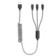 Провід 3-в-1 Rio, TM TEG (чорний)