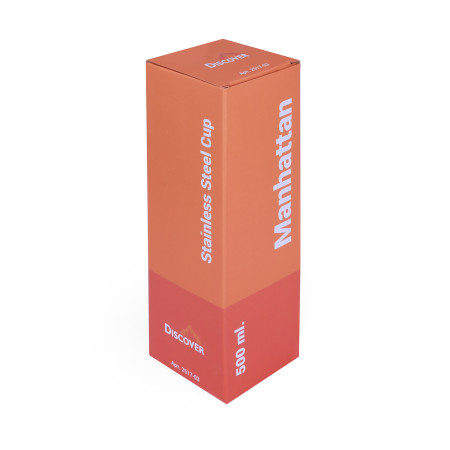 Термокружка Manhattan, ТМ Discover (помаранчевий)