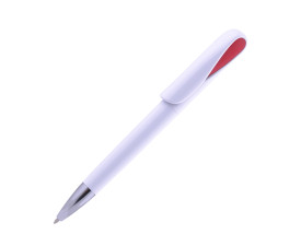 Ручка кулькова, пластикова Split, ТМ Тоtоbi (червоно-білий)