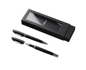 Набір ручка кулькова+ролер London,TM Totobi (чорний)