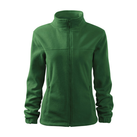 Реглан флісовий на блискавці Jacket 280 woman (bottle green)