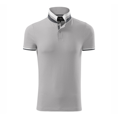 Поло Collar Up 215, TM Malfini (silver grey)