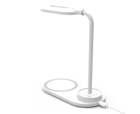 Лампа з бездротовою зарядкою Bright, ТМ TEG (білий)