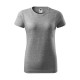 Футболка жіноча BASIC 160 (dark grey melange)