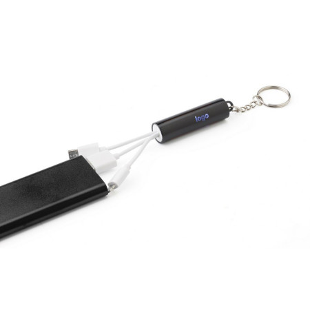 Брелок-кабель зарядний Voyager (чорний)