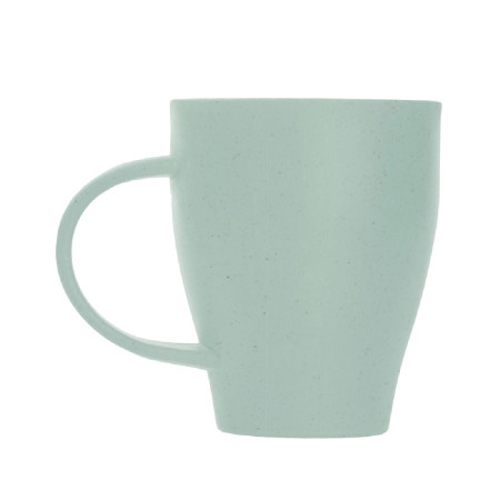 Екокружка 300 мл з ложкою Voyager бамбукова (світло-зелений)